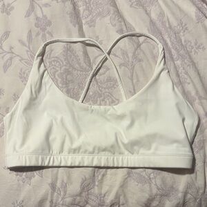 NWOT Savvi White Sports Bra